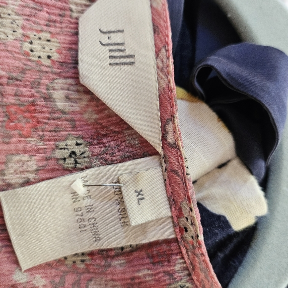 JJill Sheer Silk Blouse - Picture 2 of 2